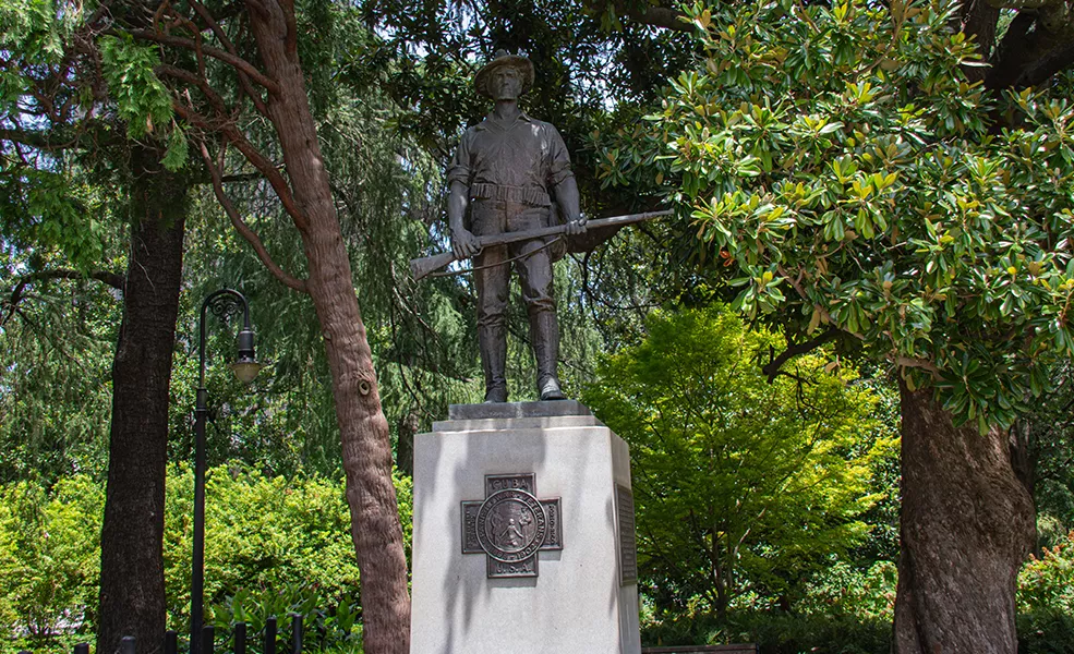 Spanish American War Veterans Monument, 2019. Historic Columbia collection