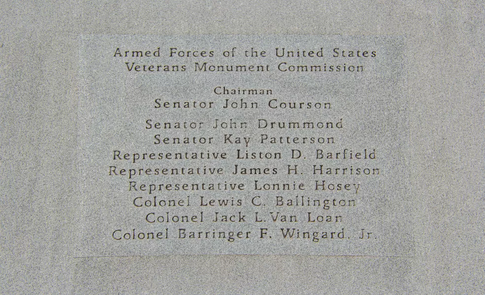South Carolina Armed Forces Monument, 2019. Historic Columbia collection